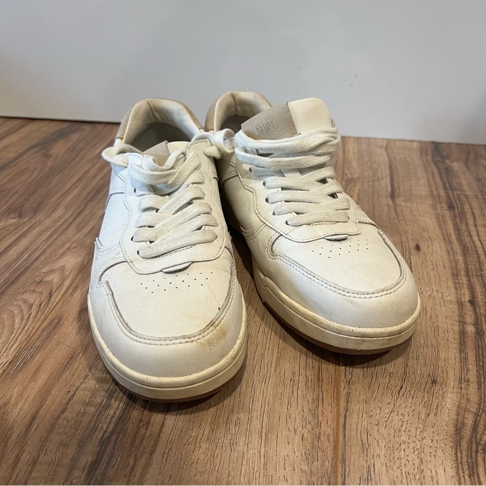 Madewell Court Sneakers in White Leather - Picture 4 of 12
